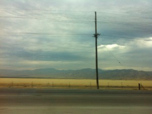 driving through California